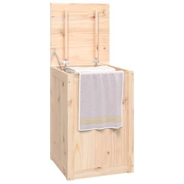 Laundry Box 44x44x66 cm Solid Wood Pine