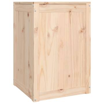 Laundry Box 44x44x66 cm Solid Wood Pine