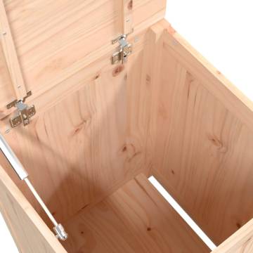 Laundry Box 44x44x66 cm Solid Wood Pine