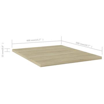 Bookshelf Boards 8 pcs Sonoma Oak 40x50x1.5 cm Engineered Wood