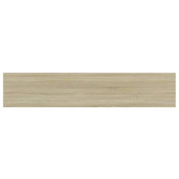 Bookshelf Boards 4 pcs Sonoma Oak 100x20x1.5 cm Engineered Wood