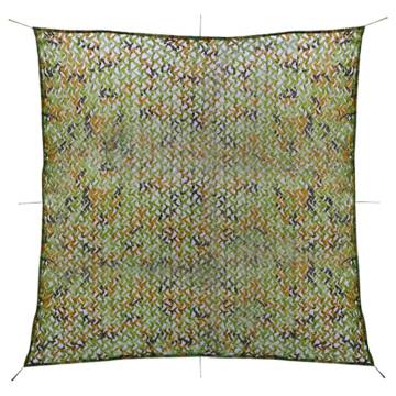 Camouflage Net with Storage Bag 5x5 m Green