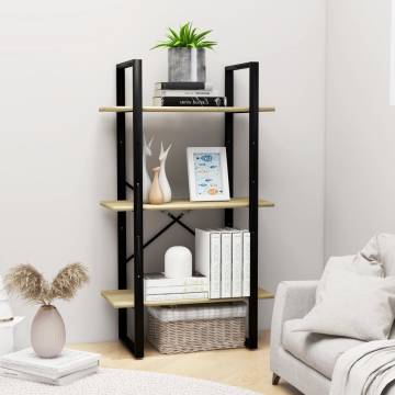 Storage Shelf Sonoma Oak 60x30x105 cm Engineered Wood