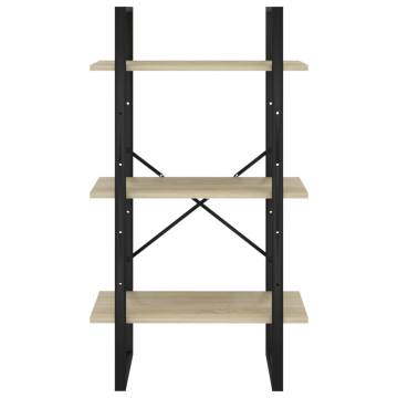 Storage Shelf Sonoma Oak 60x30x105 cm Engineered Wood