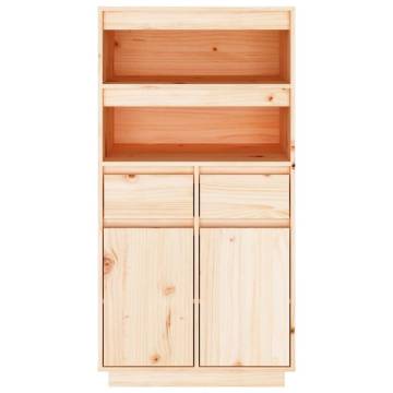 Highboard 60x40x116.5 cm Solid Wood Pine