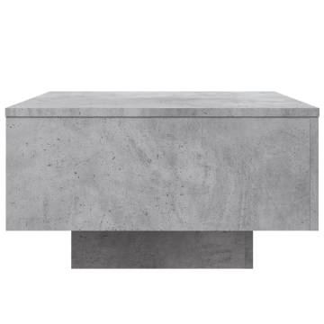 Coffee Table Concrete Grey 55x55x31 cm Engineered Wood