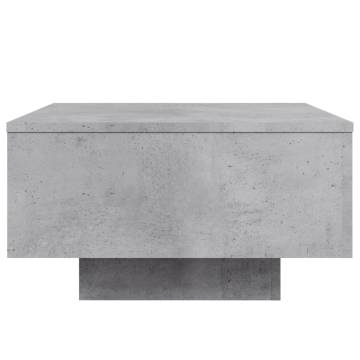 Coffee Table Concrete Grey 55x55x31 cm Engineered Wood