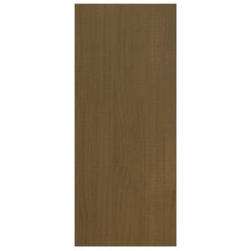 Book Cabinet Room Divider Honey Brown 100x30x71.5 cm Pinewood