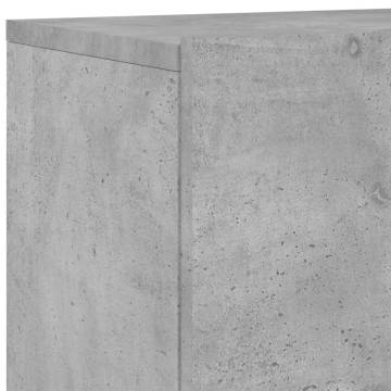 TV Cabinets Wall-mounted 2 pcs Concrete Grey 60x30x41 cm