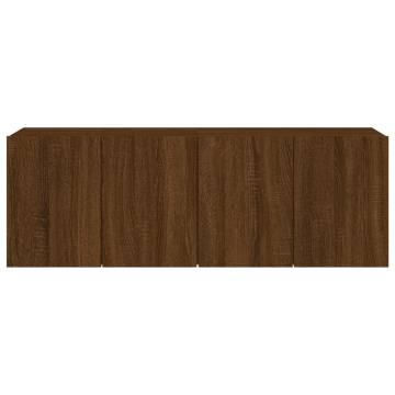 TV Cabinets Wall-mounted 2 pcs Brown Oak 60x30x41 cm