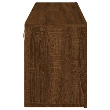 TV Cabinets Wall-mounted 2 pcs Brown Oak 60x30x41 cm