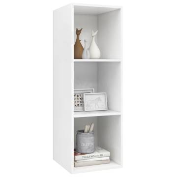 Wall-mounted TV Cabinet White 37x37x107 cm Engineered Wood