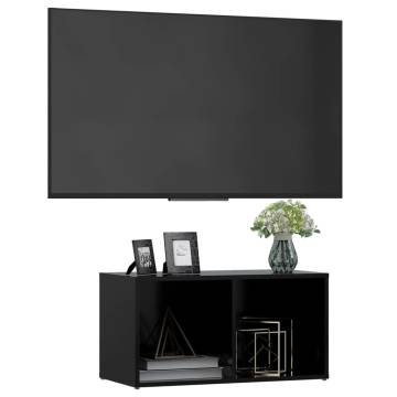 TV Cabinet Black 72x35x36.5 cm Engineered Wood