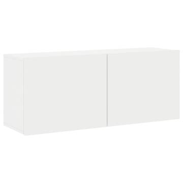 TV Cabinet Wall-mounted White 100x30x41 cm