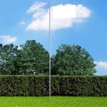 Sectional Flagpole Aluminium 6.2 m