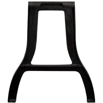 Dining Table Legs 2 pcs A-Frame Cast Iron