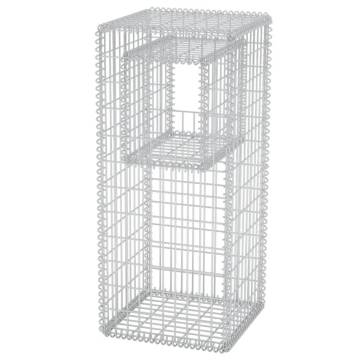 Gabion Basket PostPlanter Steel 50x50x120 cm