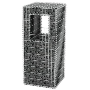 Gabion Basket PostPlanter Steel 50x50x120 cm