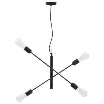 Ceiling Light Black E27