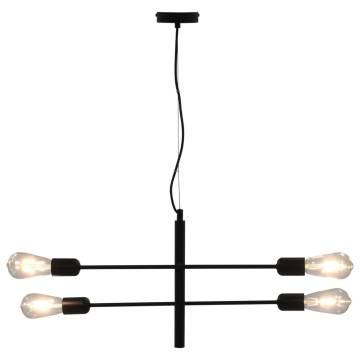 Ceiling Light Black E27