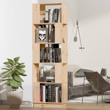 Book CabinetRoom Divider 51x25x163.5 cm Solid Wood Pine