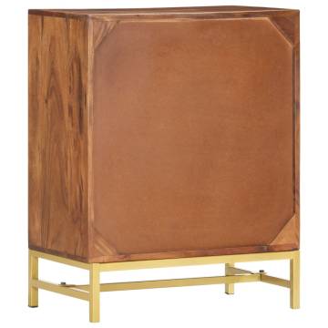 Sideboard 60x35x75 cm Solid Acacia Wood