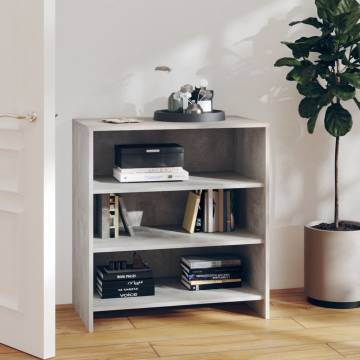 Sideboard Concrete Grey 70x40.5x75 cm Engineered Wood