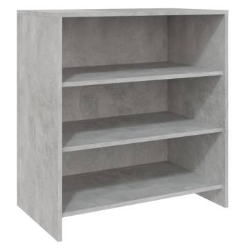 Sideboard Concrete Grey 70x40.5x75 cm Engineered Wood