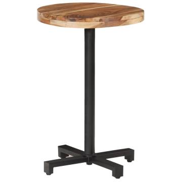 Bistro Table Round Ø50x75 cm Solid Acacia Wood