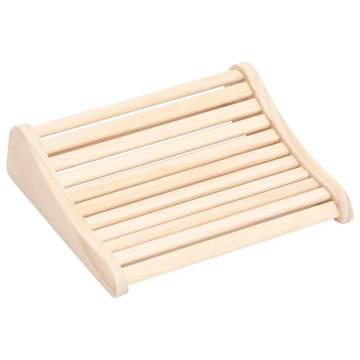 Sauna Headrest Solid Wood Pine