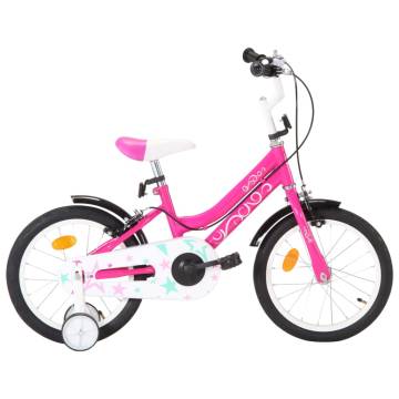 Kids Bike 16 inch Black and Pink