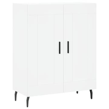 Highboard White 69.5x34x180 cm Engineered Wood