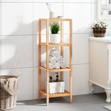 Bathroom Shelf 36x36x112 cm Solid Wood Walnut