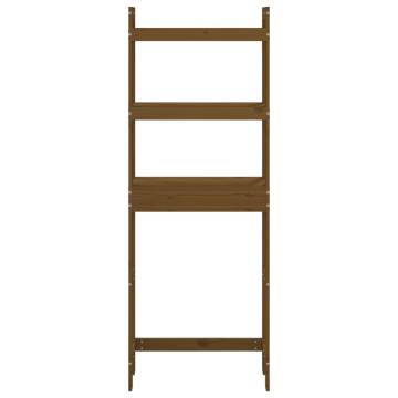 Toilet Rack Honey Brown 63x26x171 cm Solid Wood Pine