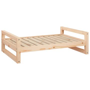 Dog Bed 95.5x65.5x28 cm Solid Pine Wood