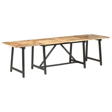 Extendable Dining Table 280x80x75 cm Solid Mango Wood