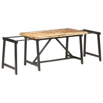 Extendable Dining Table 280x80x75 cm Solid Mango Wood