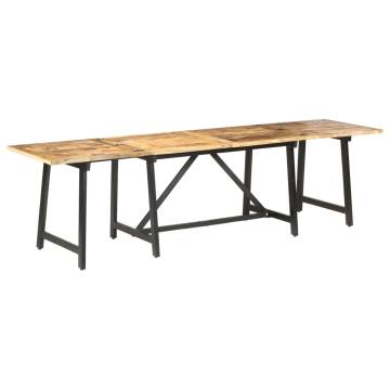 Extendable Dining Table 280x80x75 cm Solid Mango Wood