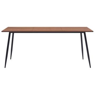 Dining Table Brown 180x90x75 cm MDF