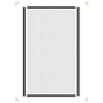 Magnetic Insect Screen for Windows White 80x140 cm