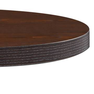 Bistro Table Dark Brown 60 cm MDF