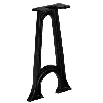 Bench Legs 2 pcs with Arched Base A-Frame Cast Iron