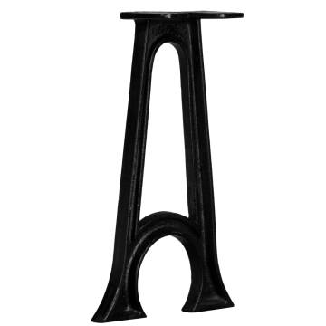 Bench Legs 2 pcs with Arched Base A-Frame Cast Iron