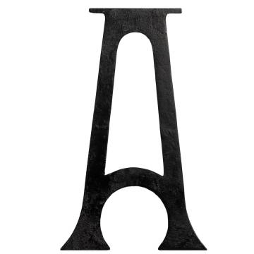 Bench Legs 2 pcs with Arched Base A-Frame Cast Iron