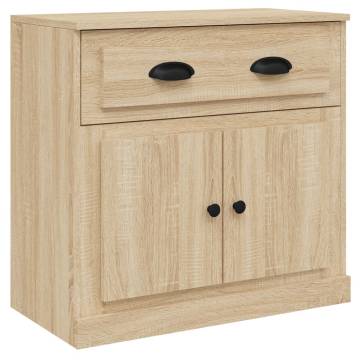 Sideboards 3 pcs Sonoma Oak Engineered Wood