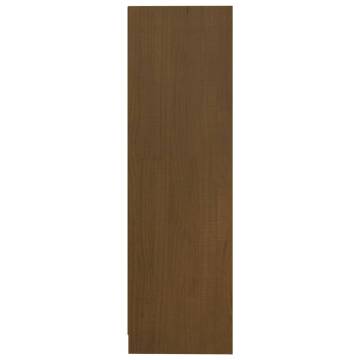 Book CabinetRoom Divider Honey Brown 104x33.5x110 cm Pinewood