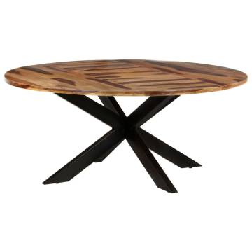 Dining Table Round 175x75 cm Acacia Wood with Honey Finish