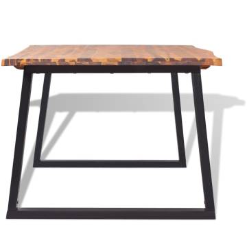 Dining Table Solid Acacia Wood 200x90 cm