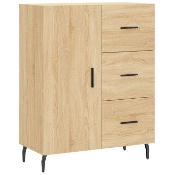 Highboard Sonoma Oak 69.5x34x180 cm Engineered Wood