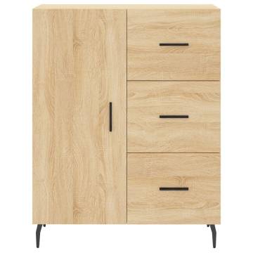 Highboard Sonoma Oak 69.5x34x180 cm Engineered Wood